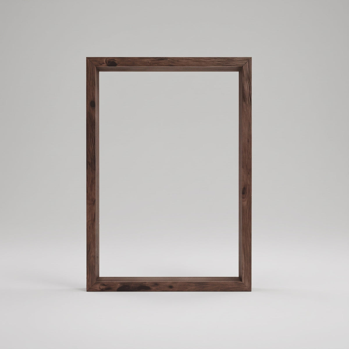 Handprint Keepsake Photo Frame with Glass Display - Picture Frames - Brown - Oak Soho