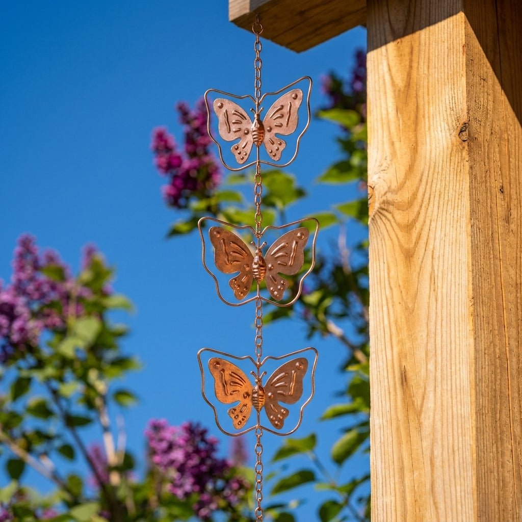 Hanging Decoration Metal Wind Chimes - Wind Chimes - Butterflies - Oaksoho
