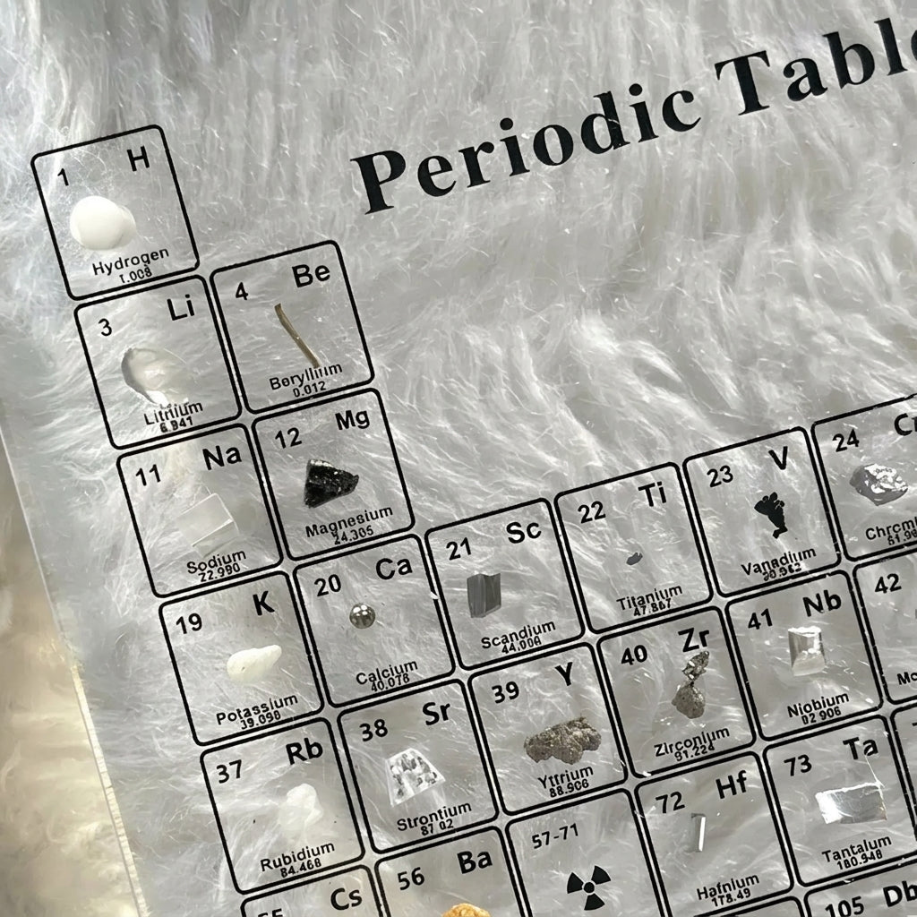 Illuminated Periodic Table Acrylic Desk Lamp Decoration - Table Lamps - Large - Oaksoho