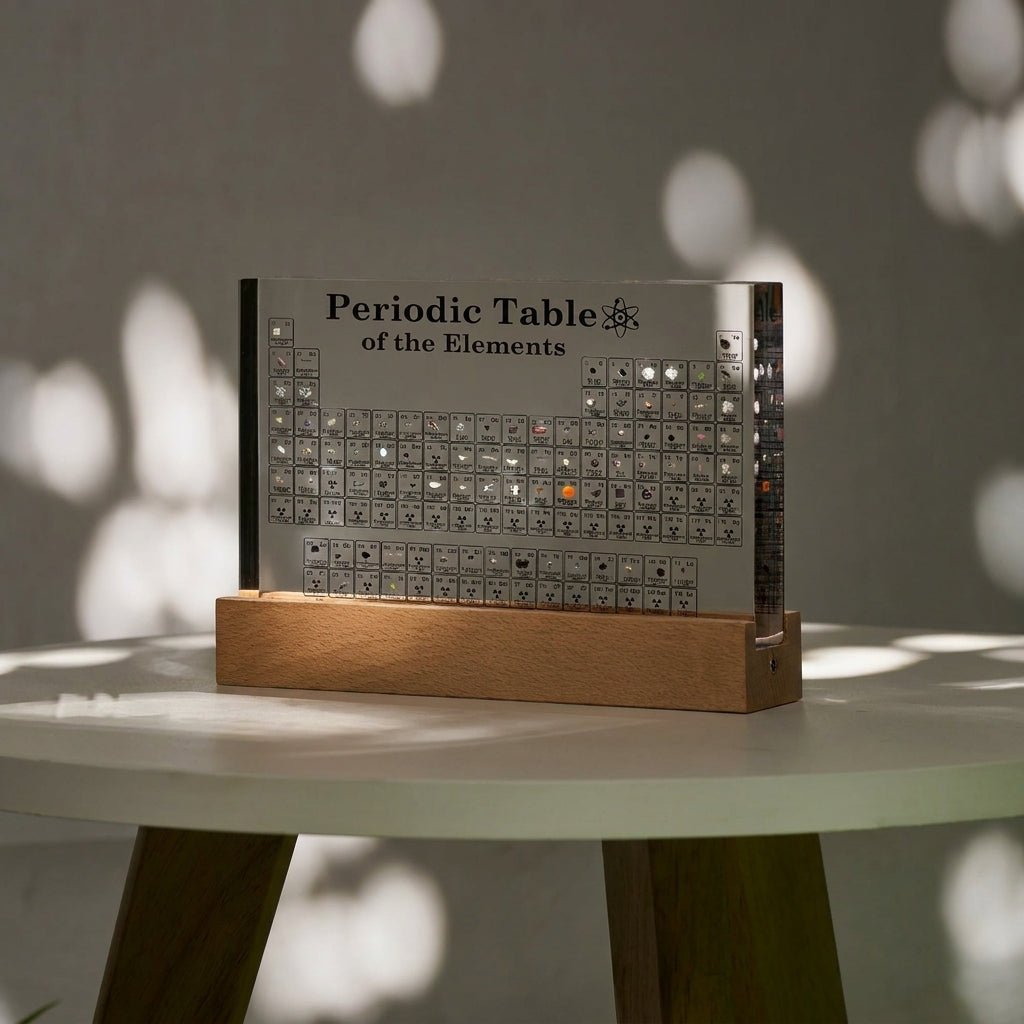 Illuminated Periodic Table Acrylic Desk Lamp Decoration - Table Lamps - Large - Oaksoho