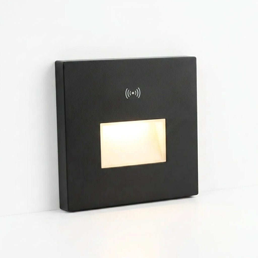 Jannis – LED Stair Light with Motion Sensor for Indoor Use - Wandleuchte - Black with Sensor A - Oaksoho