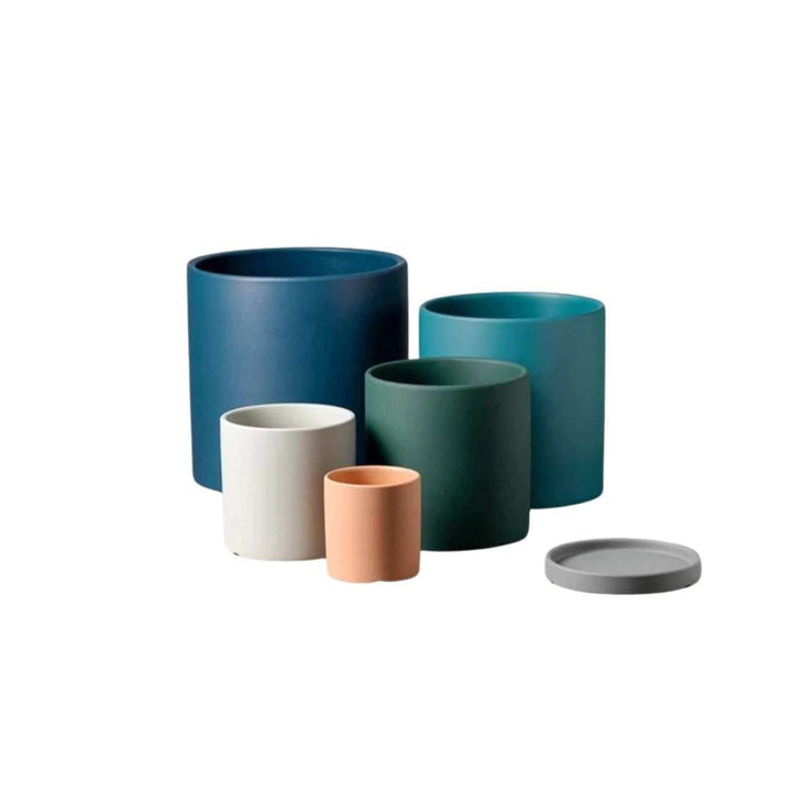 Ceramic Flower Pot with Saucer