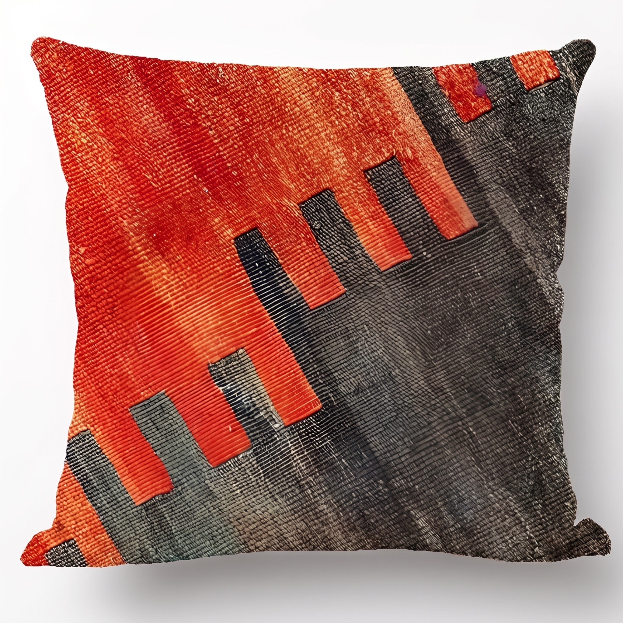 Kilim Cushion Cover with Geometric Ethnic Pattern - Chair & Sofa Cushion Covers - Flint - Oaksoho