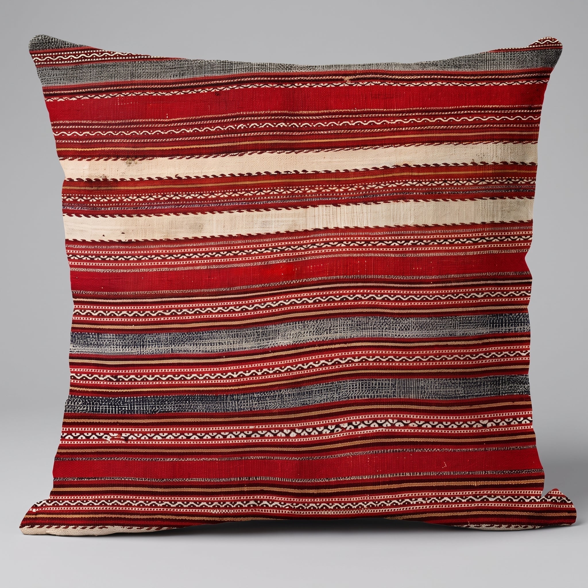 Kilim Cushion Cover with Geometric Ethnic Pattern - Chair & Sofa Cushion Covers - Mesa - Oaksoho