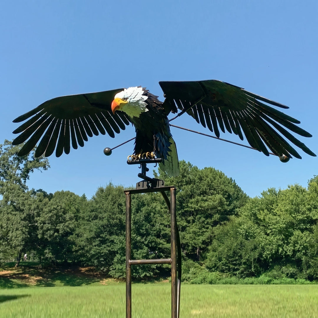 Kinetic Bird Garden Sculpture - Sculputure - Eagle - Oaksoho