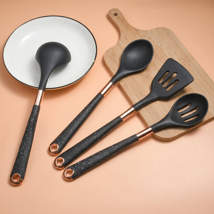 7-Piece Non-Stick Kitchen Utensil Set with Storage Holder