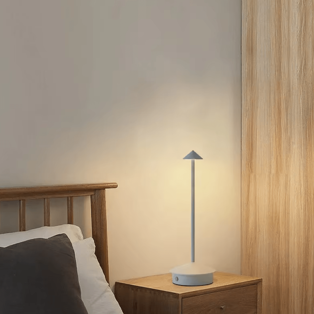 LED Desk Lamp for Desk and Nightstand - Table Lamps - Brown - Oaksoho