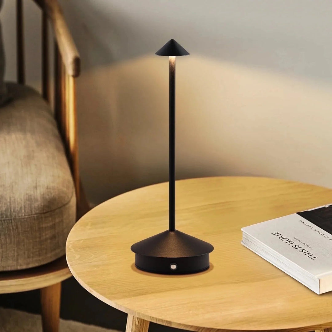 LED Desk Lamp for Desk and Nightstand - Table Lamps - Brown - Oaksoho