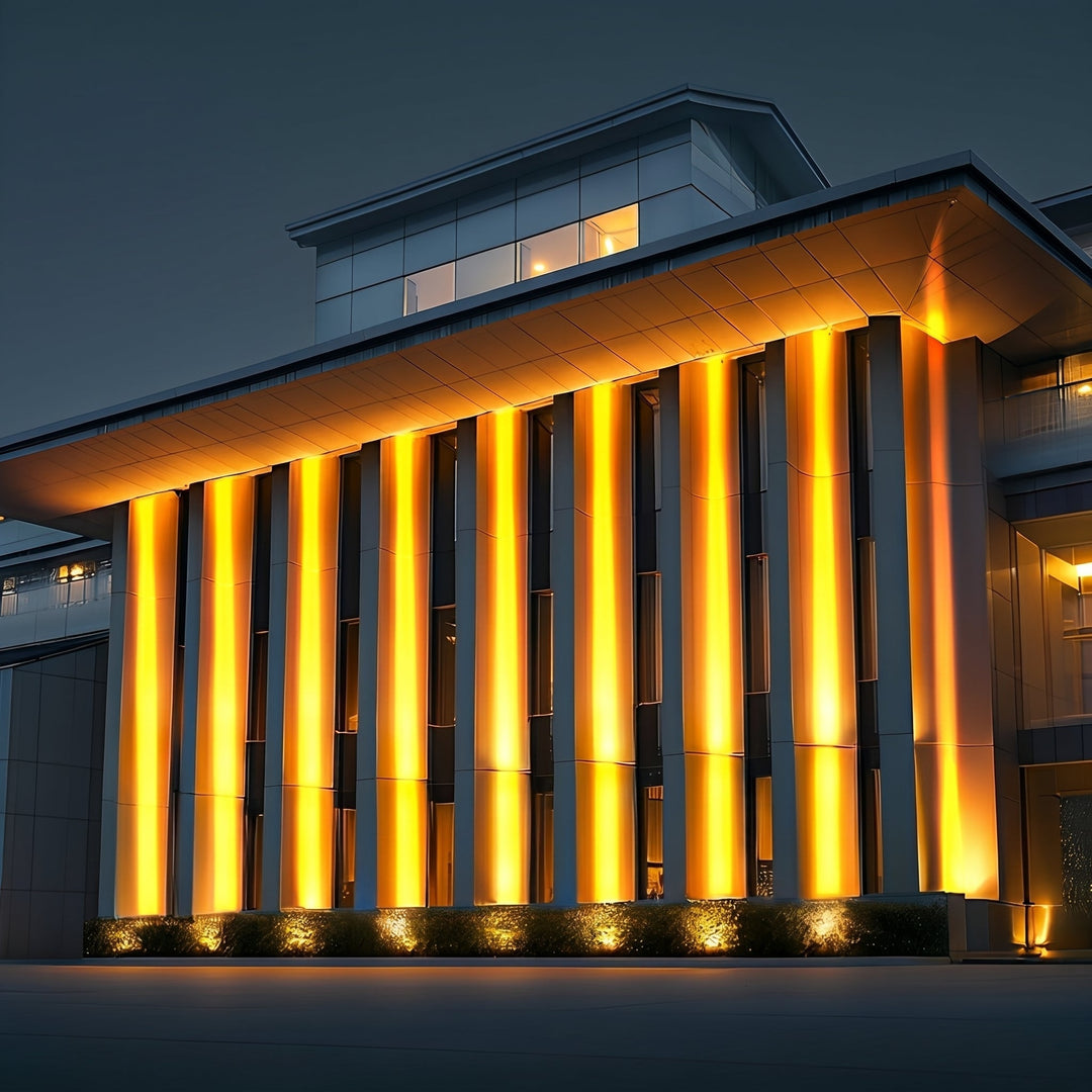 LED Ground Recessed Spotlight for Facade Uplighting - LED Spotlight - Yellow - Oaksoho
