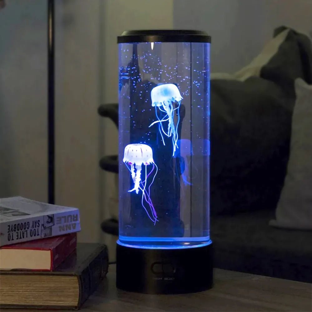LED Jellyfish Lamp for a Relaxing Atmosphere - Table Lamps - Oaksoho