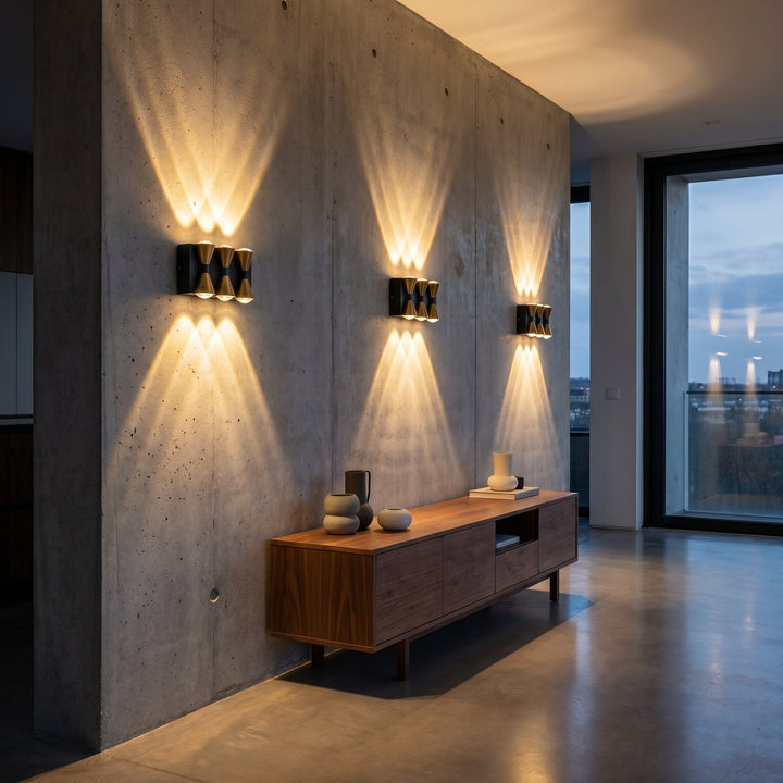 LED Outdoor Wall Light 6 - Beam Up Down Effect - Wall Lights - Oaksoho