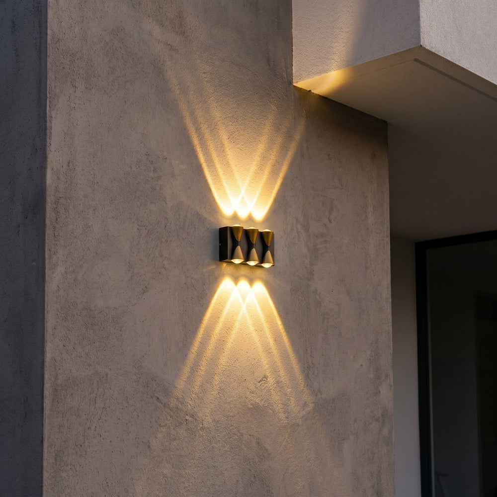 LED Outdoor Wall Light 6 - Beam Up Down Effect - Wall Lights - Oaksoho