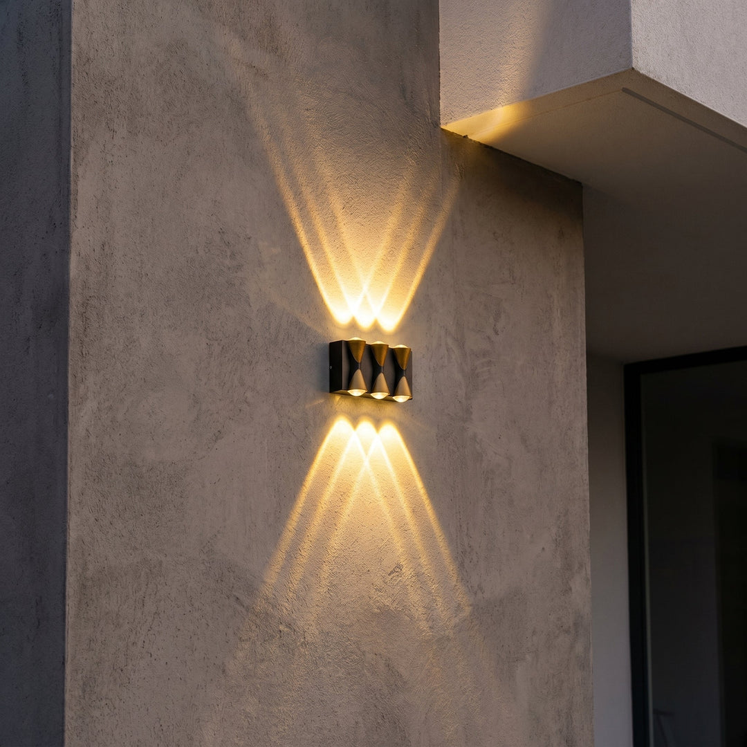 LED Outdoor Wall Light 6 - Beam Up Down Effect - Wall Lights - Oaksoho