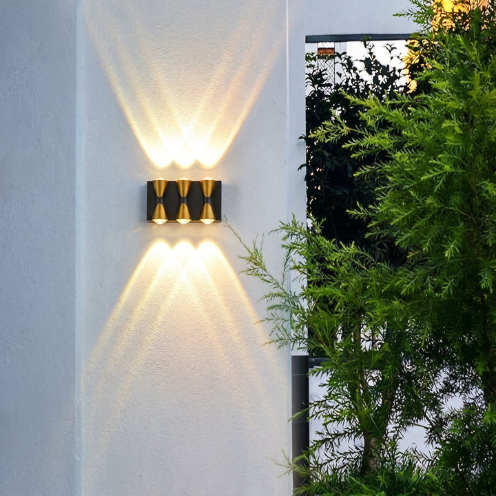 LED Outdoor Wall Light 6 - Beam Up Down Effect - Wall Lights - Oaksoho