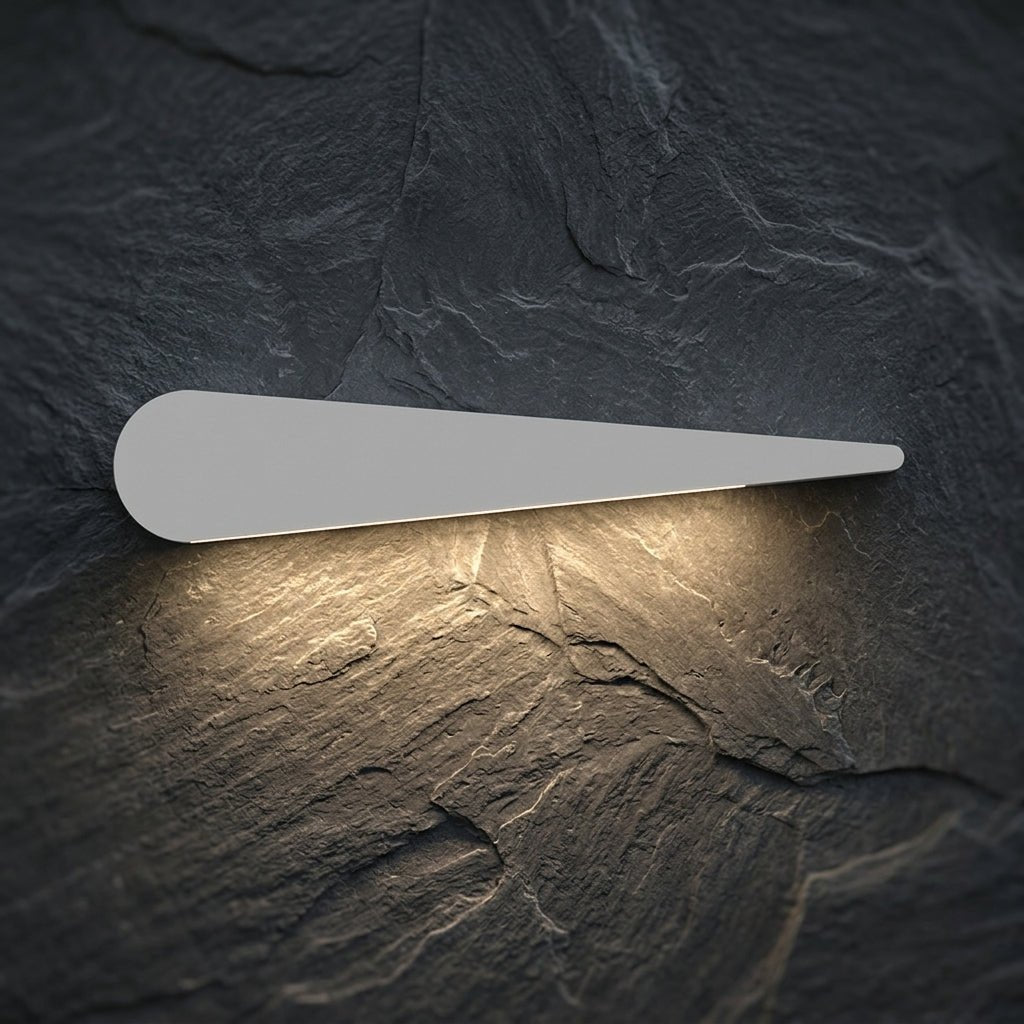 LED Outdoor Wall Light in Decorative Form - Wall Light - White - Oaksoho
