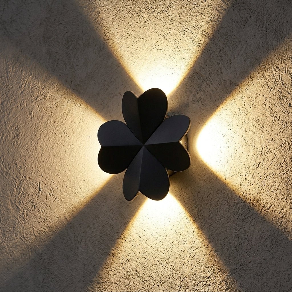 LED Outdoor Wall Light in Decorative Form - Wall Light - White - Oaksoho