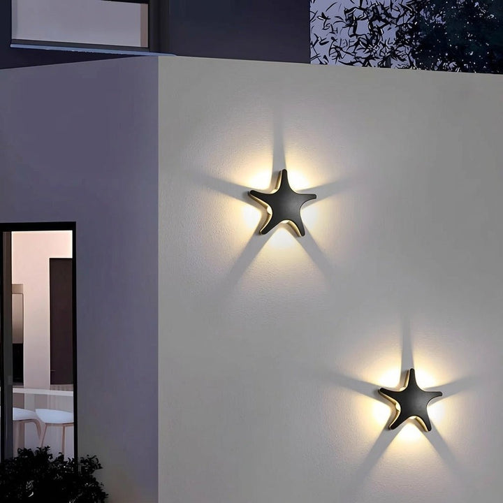 LED Outdoor Wall Light in Decorative Form - Wall Light - White - Oaksoho
