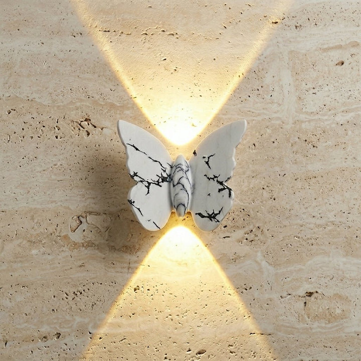 LED Outdoor Wall Light in Decorative Form - Wall Light - Black - White - Oaksoho
