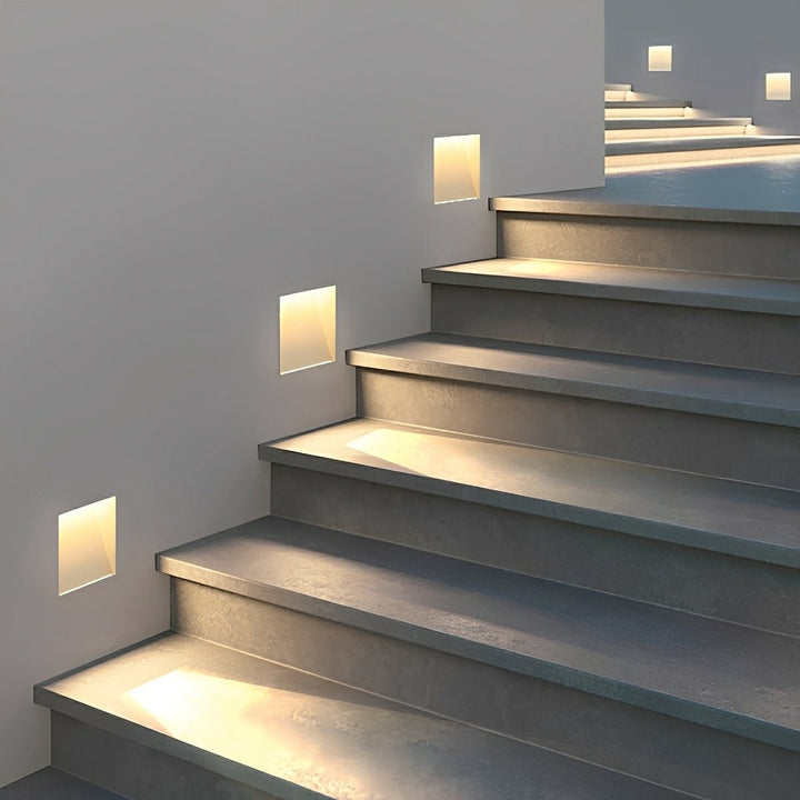 LED Recessed Light with Motion Sensor - Wall Light - Warm White - Oaksoho