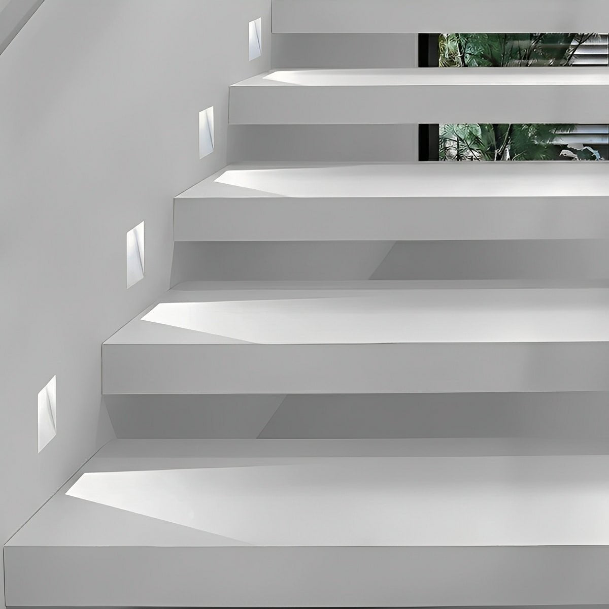 LED Recessed Light with Motion Sensor - Wall Light - Cool White - Oaksoho