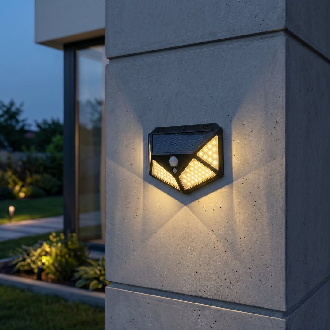 LED Solar Motion Sensor Wall Light - Wall Light - Oaksoho