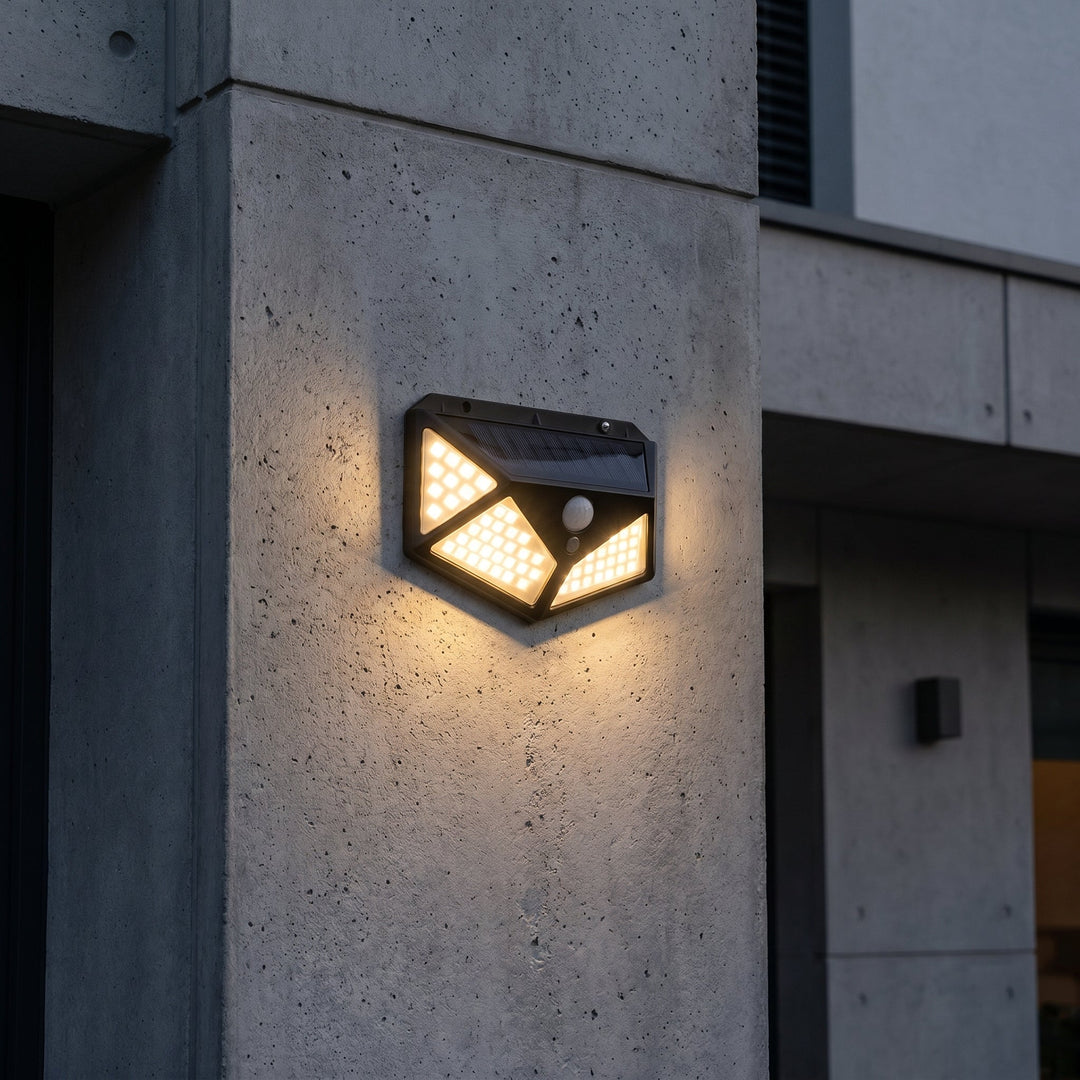 LED Solar Motion Sensor Wall Light - Wall Light - Oaksoho
