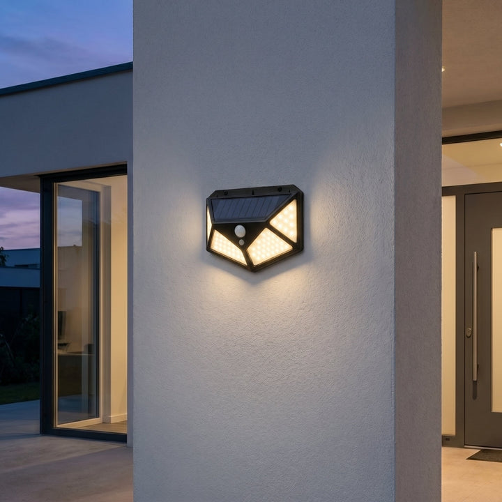 LED Solar Motion Sensor Wall Light - Wall Light - Oaksoho