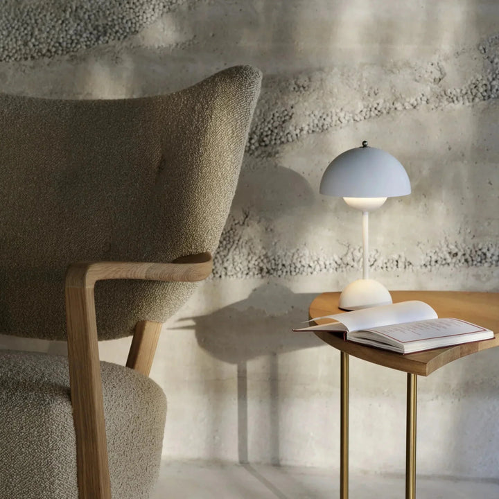 LED Table Lamp in Modern Arch Design - Tischlampen - White - Oaksoho