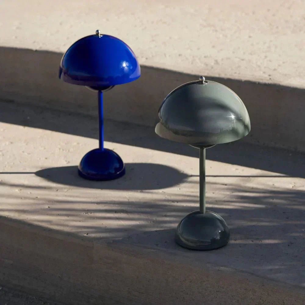 LED Table Lamp in Modern Arch Design - Tischlampen - Blue - Oaksoho