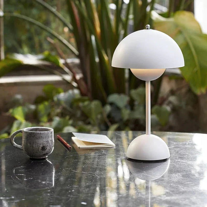 LED Table Lamp in Modern Arch Design - Tischlampen - White - Oaksoho