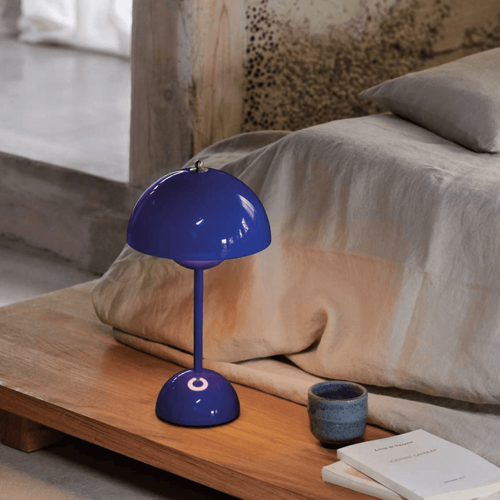 LED Table Lamp in Modern Arch Design - Tischlampen - Blue - Oaksoho