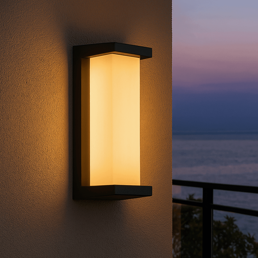 LED Wall Light Outdoor with Motion Sensor for Garden and Terrace - Wall Lights - High Panel - Oaksoho