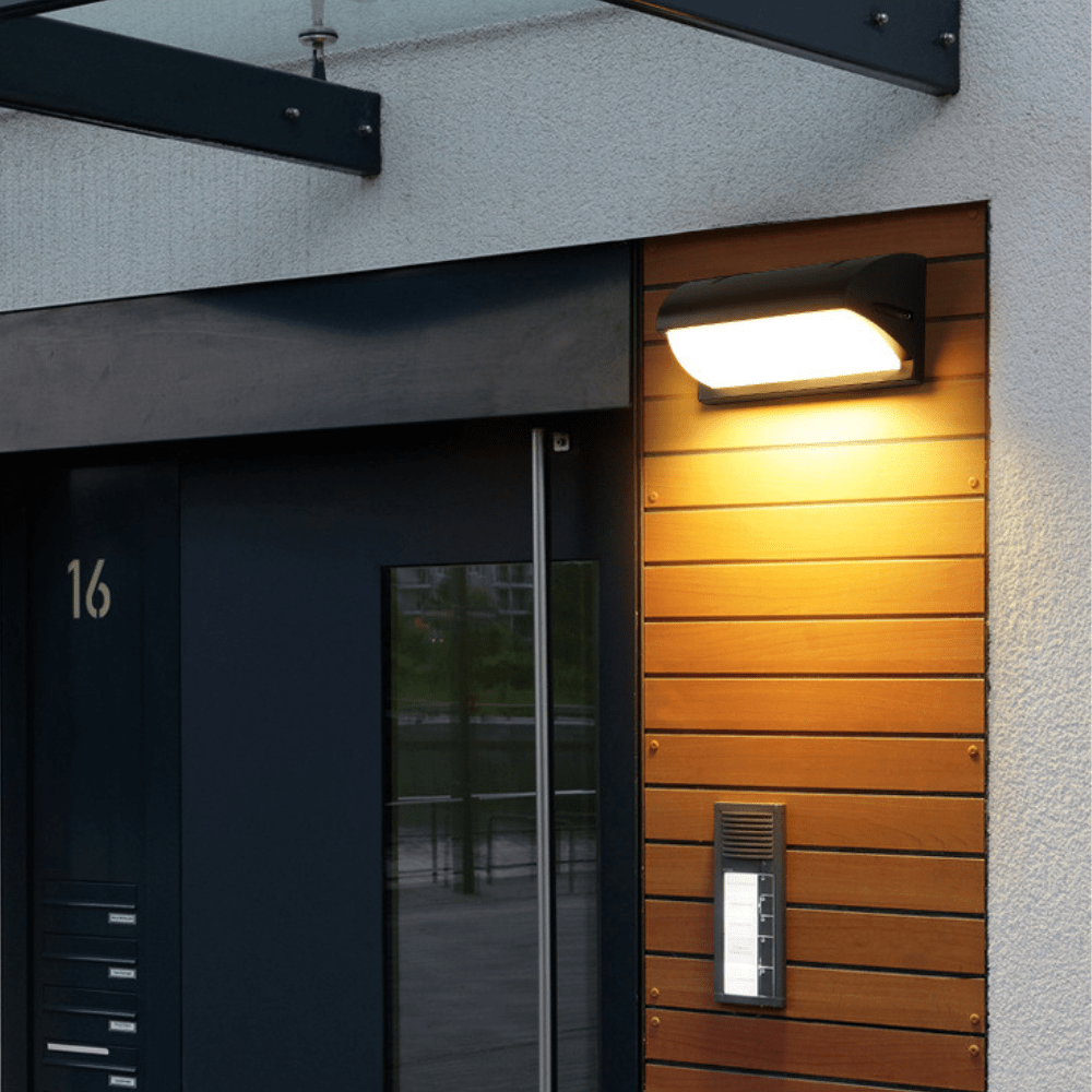 LED Wall Light Outdoor with Motion Sensor for Garden and Terrace - Wall Lights - Flush - Oaksoho