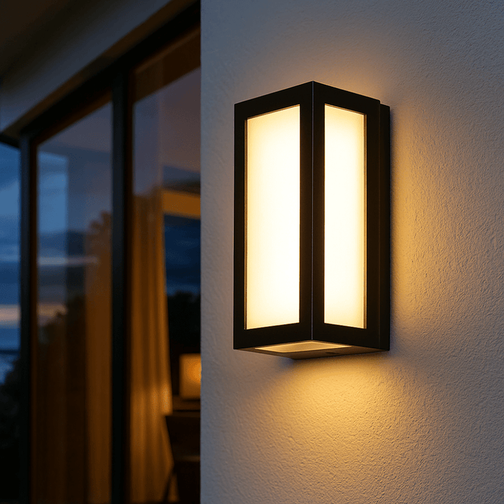 LED Wall Light Outdoor with Motion Sensor for Garden and Terrace - Wall Lights - Panel - Oaksoho