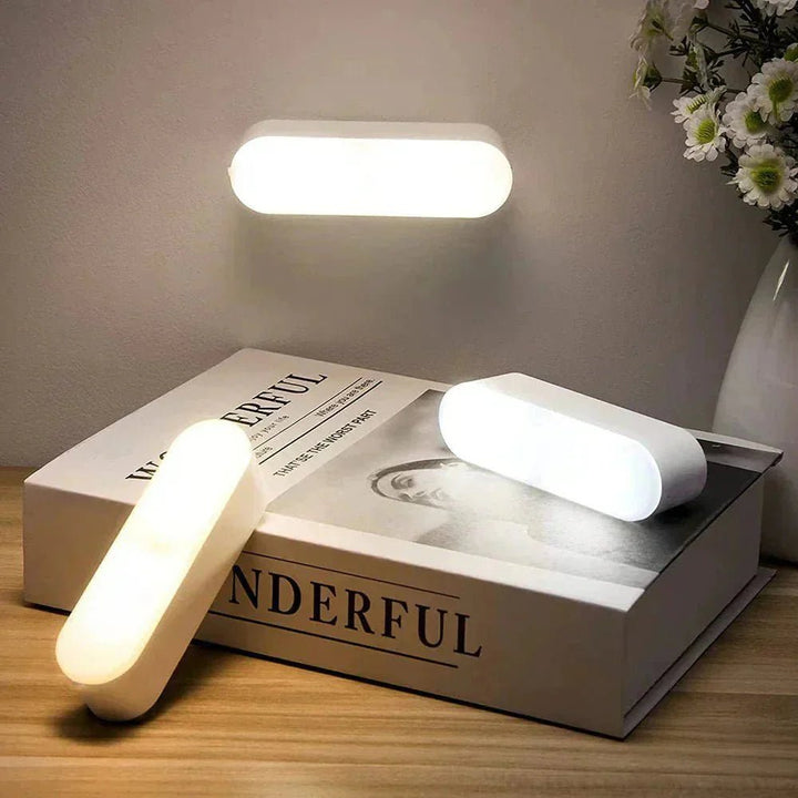 LED Wall Light with Motion Sensor Rechargeable Energy - Saving Indoor Outdoor - Appliques murales - White Motion Sensor - Oaksoho