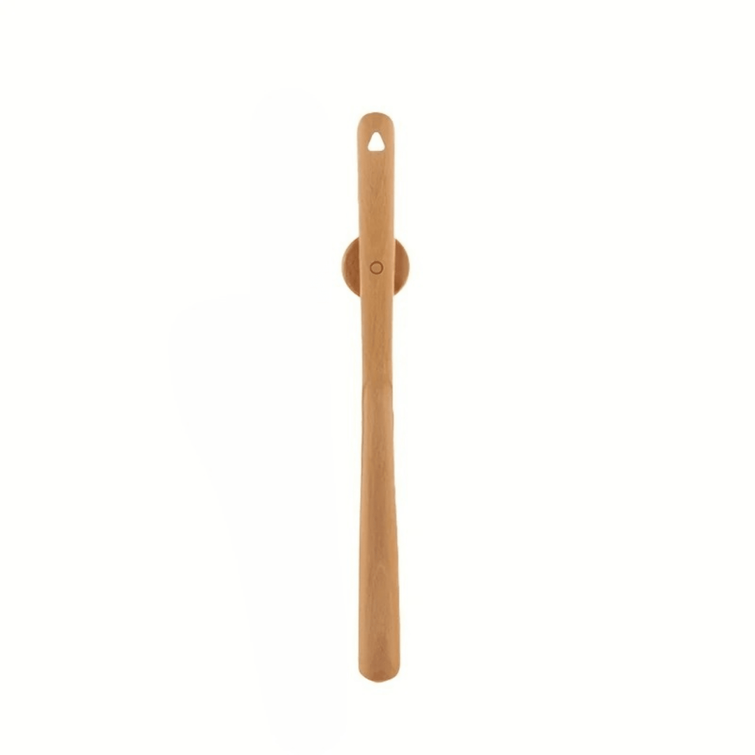 Long Shoe Horn with Strong Grip - Living Room - Light Brown - Oaksoho