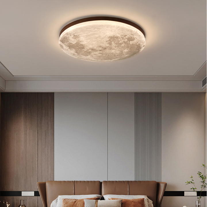 Maan Ceiling Lamp – Modern Dimmable LED Design - Deckenleuchten - Yellow - Oaksoho