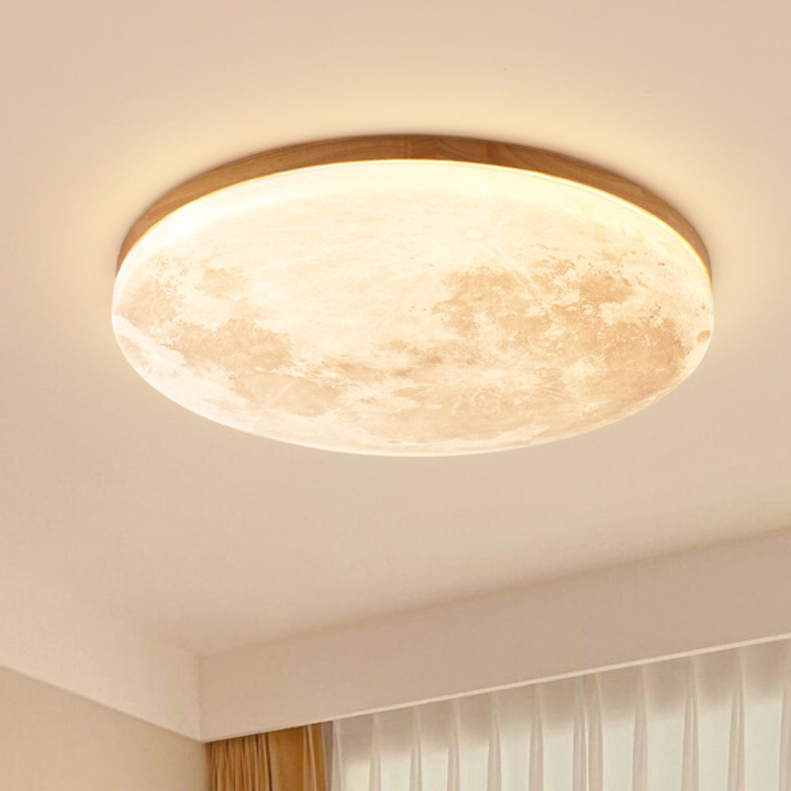 Maan Ceiling Lamp – Modern Dimmable LED Design - Deckenleuchten - Yellow - Oaksoho