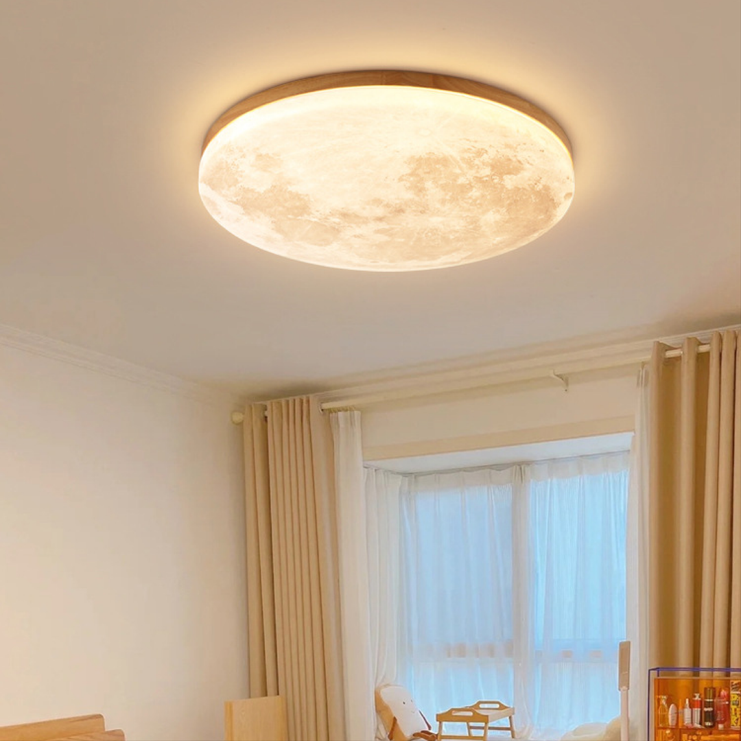 Maan Ceiling Lamp – Modern Dimmable LED Design - Deckenleuchten - Yellow - Oaksoho