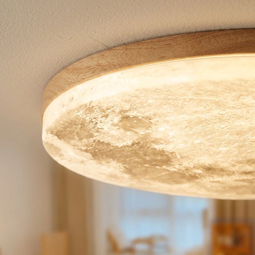 Maan Ceiling Lamp – Modern Dimmable LED Design - Deckenleuchten - Yellow - Oaksoho