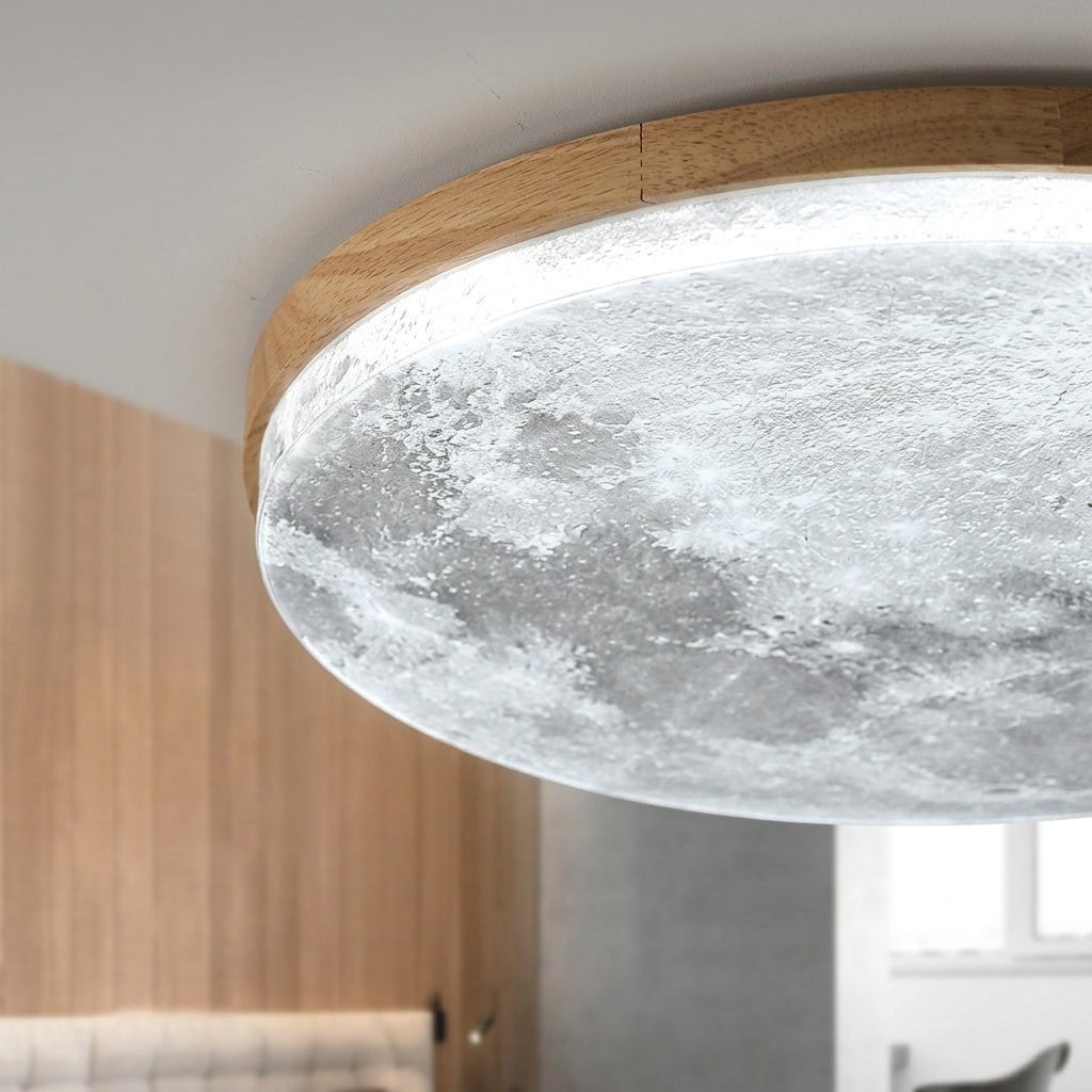 Maan Ceiling Lamp – Modern Dimmable LED Design - Deckenleuchten - White - Oaksoho