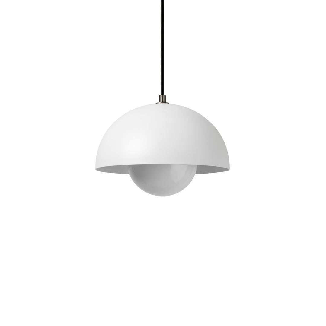 Minimalist Pendant Light Semi - Spherical Shape - Pendat Light - White - Oaksoho