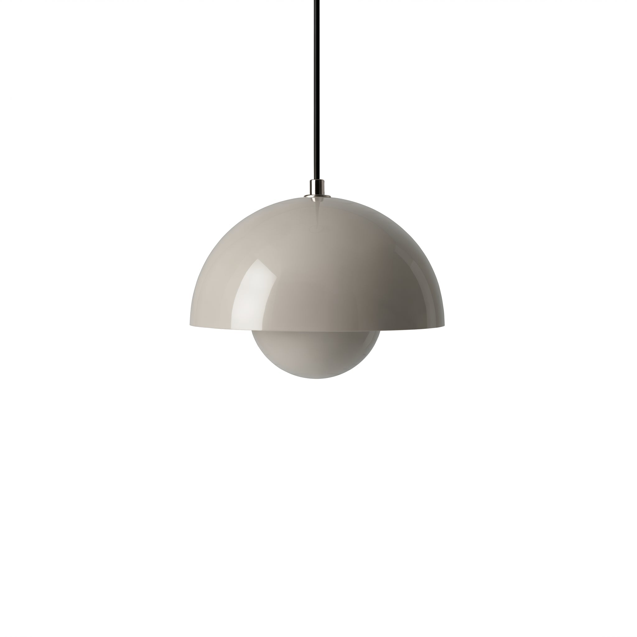 Minimalist Pendant Light Semi - Spherical Shape - Pendat Light - Light Grey - Oaksoho