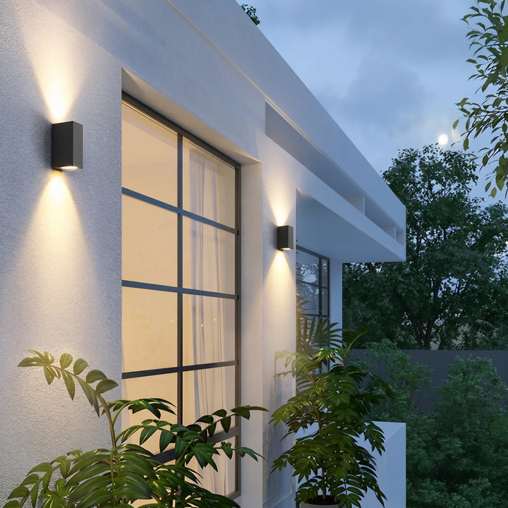 Minimalistic LED Wall Light for Outdoor Use - Wall Light - Up&Down - Oaksoho