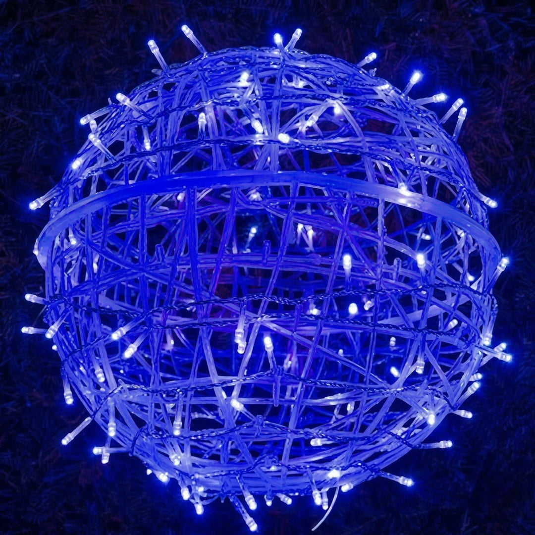 Modern LED Light Balls for Atmospheric Indoor and Outdoor Areas - LED Light Balls - Blue - Oaksoho