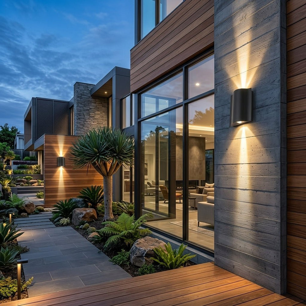 Modern LED Outdoor Wall Light with Arch Design - LED Decorative Lights - 2 - Light - Oaksoho