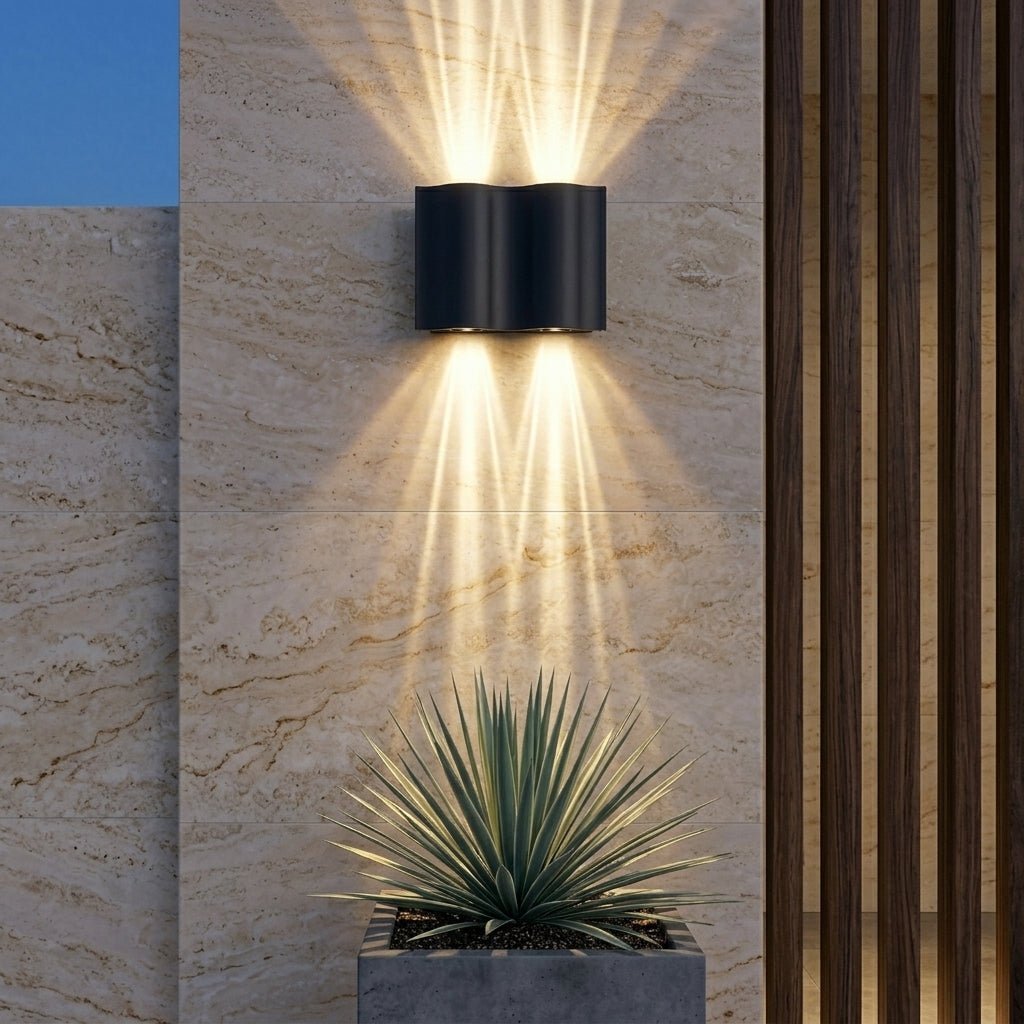 Modern LED Outdoor Wall Light with Arch Design - LED Decorative Lights - 4 - Light - Oaksoho