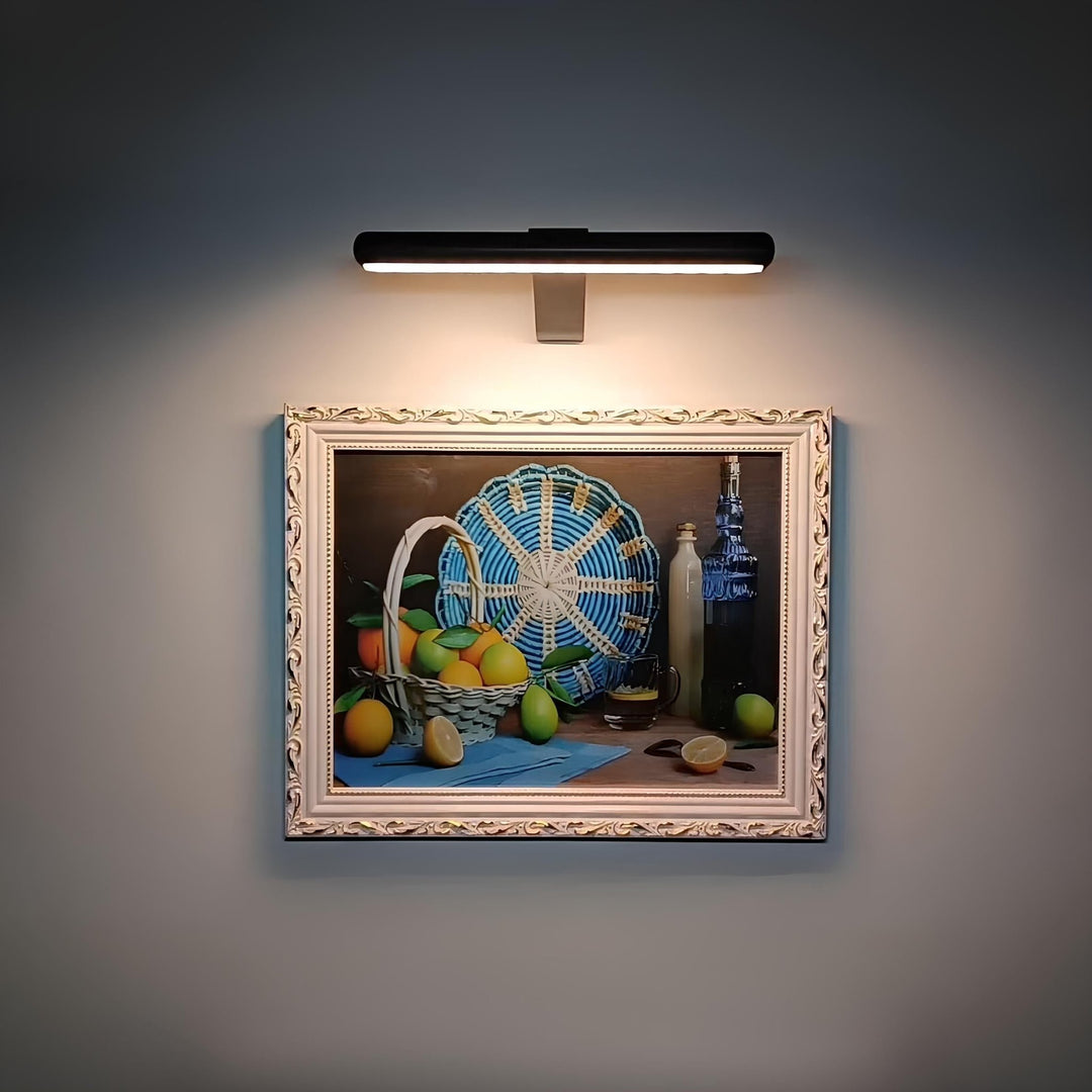 Modern Linear LED Wall - Mounted Gallery Light - Wall Light - Black - Oaksoho