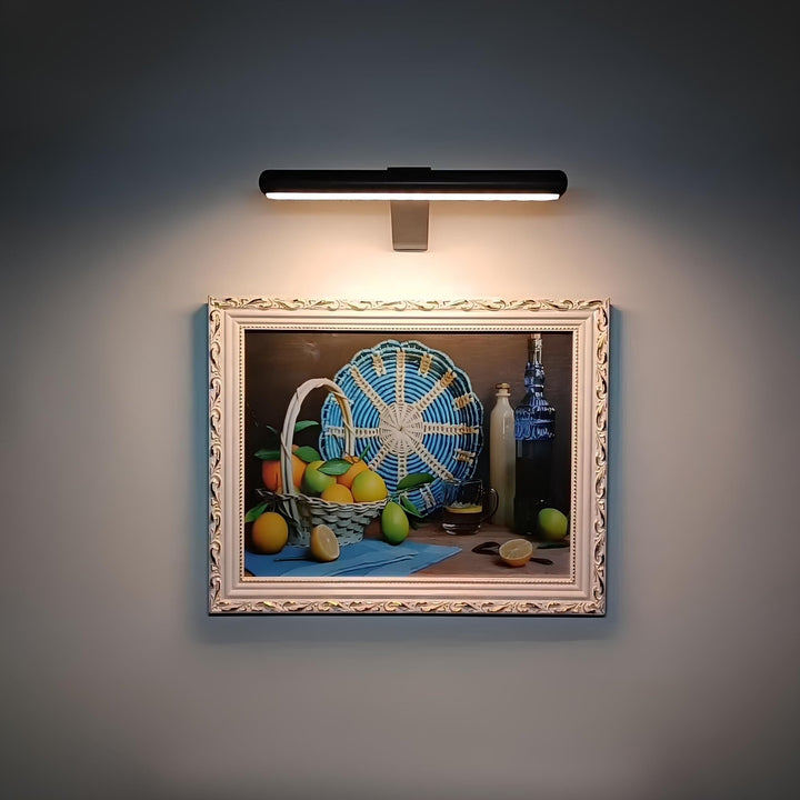 Modern Linear LED Wall - Mounted Gallery Light - Wall Light - Black - Oaksoho