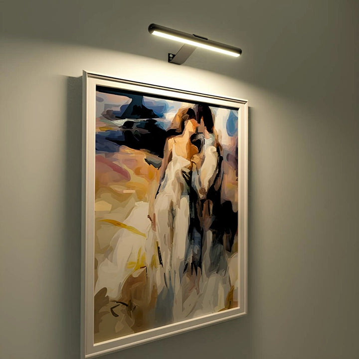 Modern Linear LED Wall - Mounted Gallery Light - Wall Light - Gold - Oaksoho